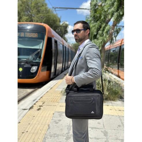 Υφασμάτινος Χαρτοφύλακας Matein 15,6' laptop 12L 1106 μαύρο 2