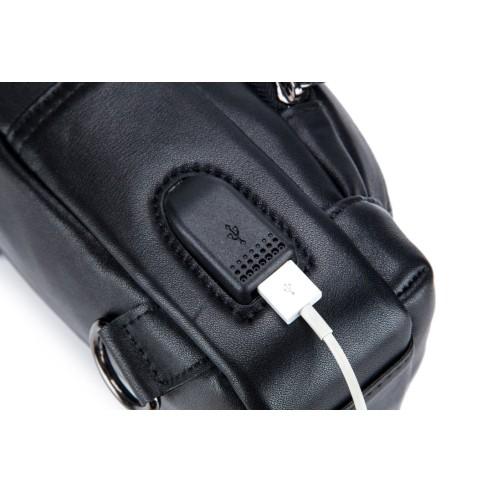 Δερμάτινο τσαντάκι body Bull Captain XB 129 μαύρο 4