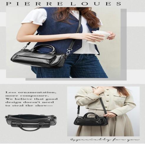 Γυναικεία Τσάντα Χειρός & Χιαστί Pierre Loues PL615-50 μαύρο 3