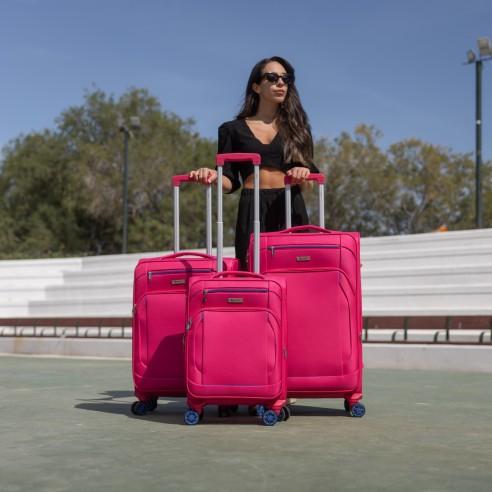 Βαλίτσες trolley (σετ 3 τεμαχίων) Spectra Cardinal 5000 ροζ 2