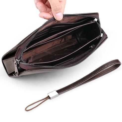 Δερμάτινο Ανδρικό πορτοφόλι William Polo 286 brown 3