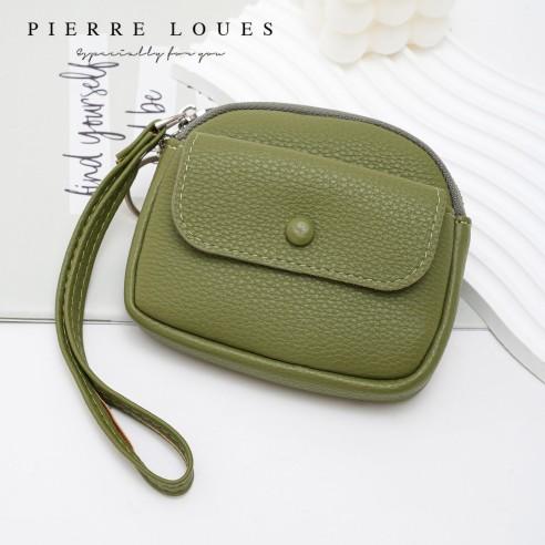 Mini Πορτοφόλι Χειρός Pierre Loues PL967-16-A01 πράσινο 2