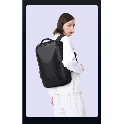 Δερμάτινο Σακίδιο πλάτης 21L Laptop 15,6” Bange 6621 μαύρο 4