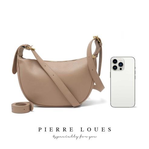 Γυναικεία Τσάντα Xειρός Χιαστί Pierre Loues PL868-70 μπεζ 5