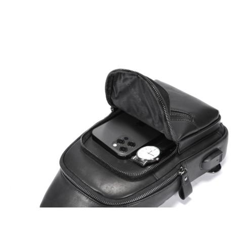 Δερμάτινο τσαντάκι body Bull Captain XB 127 μαύρο 5