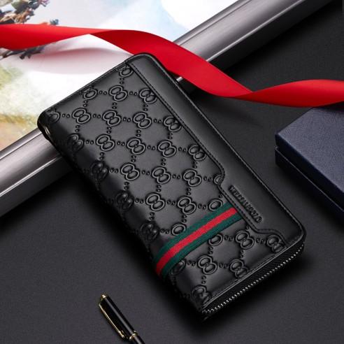 Δερμάτινο Ανδρικό πορτοφόλι William Polo 201507 black 2