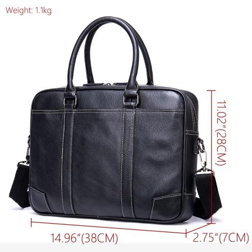 Δερμάτινος χαρτοφύλακας Cardinal 9879(big) black 5