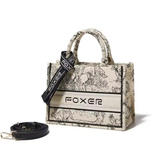 Γυναικεία Τσάντα Χειρός Foxer 9165033F black white 3