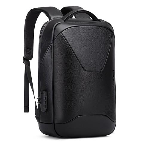 Δερμάτινο Σακίδιο πλάτης 21L Laptop 15,6” Bange 6621 μαύρο 5