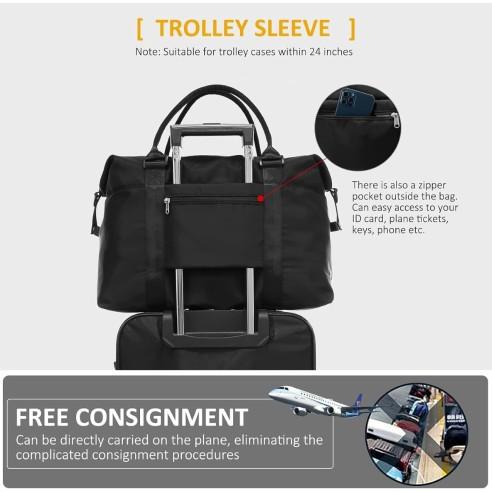 Σετ Σάκος ταξιδιού νεσεσέρ 25 L Lovevook WB1831 black 4
