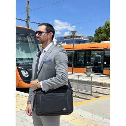Υφασμάτινος Χαρτοφύλακας Matein 15,6' laptop 12L 1106 μαύρο 3