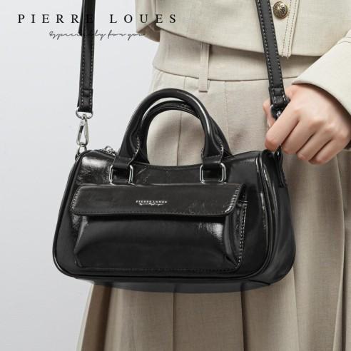 Γυναικεία Τσάντα Χειρός & Χιαστί Pierre Loues PL615-50 μαύρο 2