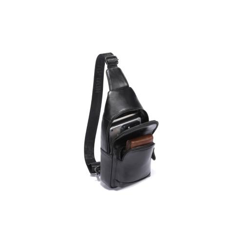 Δερμάτινο τσαντάκι body Bull Captain XB097 μαύρο 4