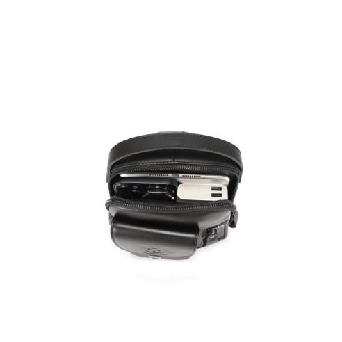 Δερμάτινο τσαντάκι body Bull Captain XB555 μαύρο 3