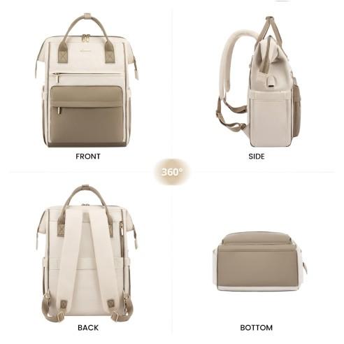 Σακίδιο Επαγγελματικό Γυναικείο Lovevook 15,6'' MB2020 beige/khaki 5
