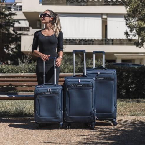 Βαλίτσες trolley (σετ 3 τεμαχίων) Cardinal 3300 σκούρο μπλέ 2