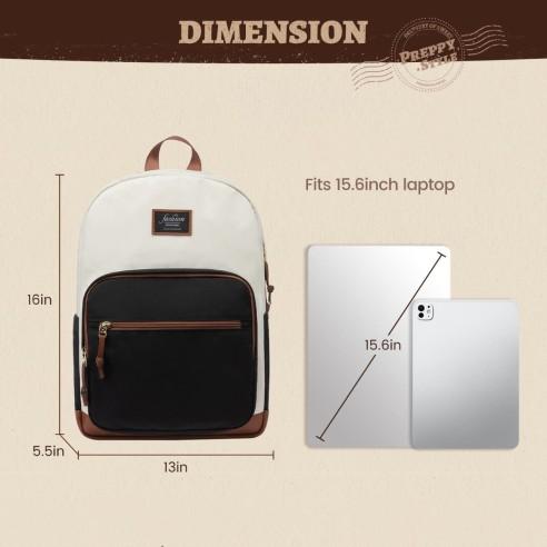 Γυναικείο Σακίδιο Για Laptop Lovevook 15,6'' MB3222 beige/black 5
