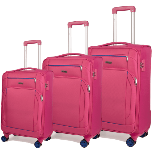 Βαλίτσες trolley (σετ 3 τεμαχίων) Spectra Cardinal 5000 ροζ