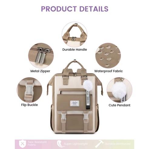 Γυναικείο Σακίδιο Επαγγελματικό Lovevook 15,6'' MB2119 beige/khaki 5