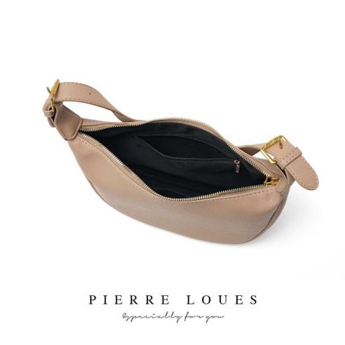 Γυναικεία Τσάντα Xειρός Χιαστί Pierre Loues PL868-70 μπεζ 4