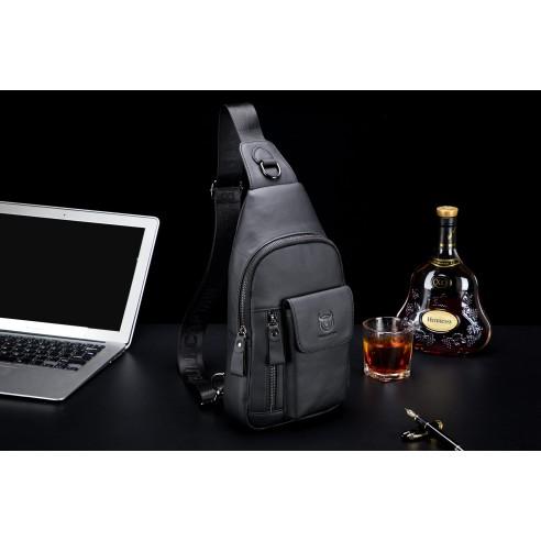 Δερμάτινο τσαντάκι body Bull Captain XB 121 μαύρο 4