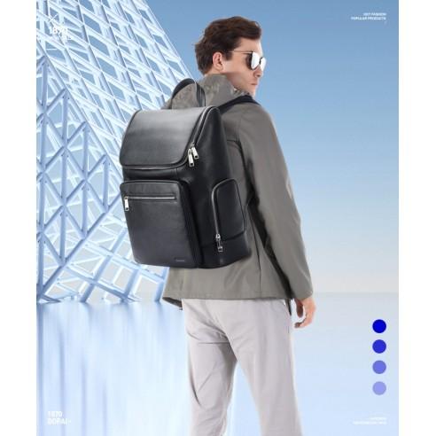 Δερμάτινο Σακίδιο πλάτης Αντικλεπτικό 25L Laptop 15,6” Bopai 61-122431 μαύρο 2