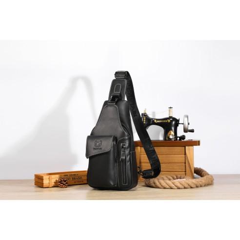 Δερμάτινο τσαντάκι body Bull Captain XB 128 μαύρο 3