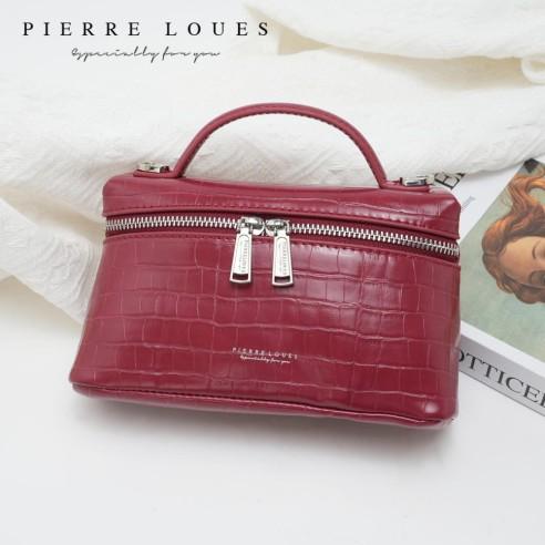 Γυναικεία Τσάντα Χιαστί Pierre Loues PL931-69-Α03 μπορντό 2