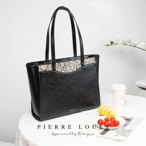 Γυναικεία Τσάντα Shopper Χειρός Pierre Loues PL615-40 μαύρο 3