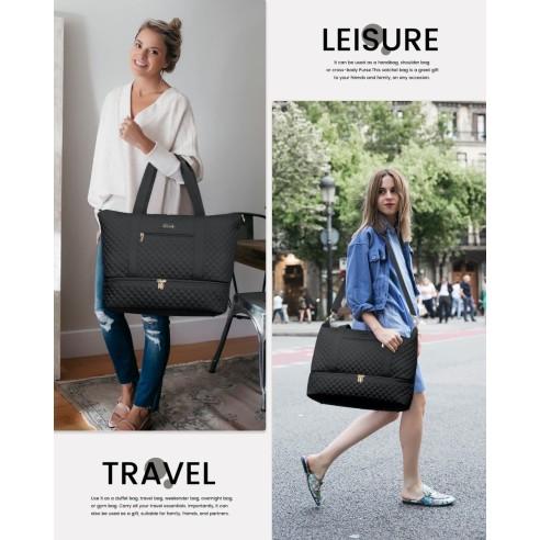 Σετ Σάκος ταξιδιού νεσεσέρ τσάντα 40 L Lovevook UB3012 black 2