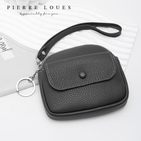Mini Πορτοφόλι Χειρός Pierre Loues PL967-16-A01 μαύρο 3