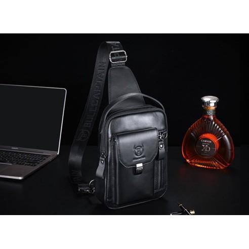 Δερμάτινο τσαντάκι body Bull Captain XB555 μαύρο 2