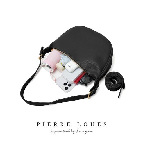 Γυναικεία Τσάντα Xειρός Χιαστί Pierre Loues PL868-70 μαύρο 4