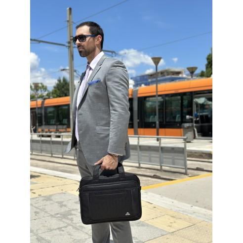 Υφασμάτινος Χαρτοφύλακας Matein 15,6' laptop 12L 1106 μαύρο 4