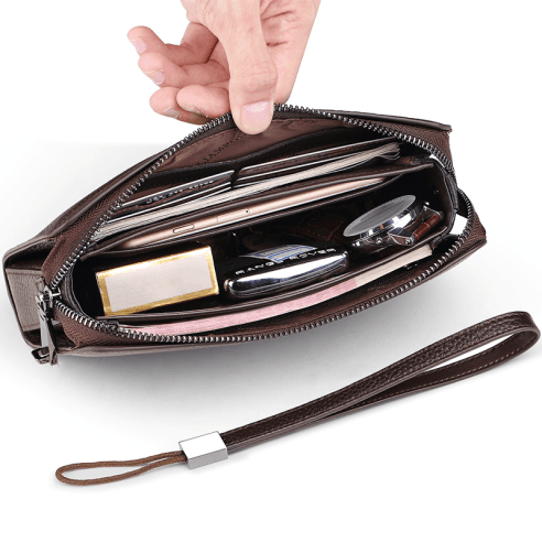 Δερμάτινο Ανδρικό πορτοφόλι William Polo 286 brown 2