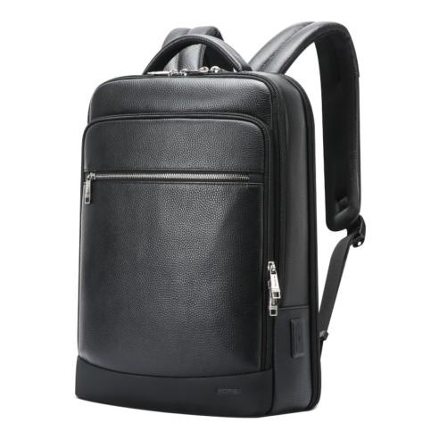Δερμάτινο Σακίδιο πλάτης 24L Laptop 15,6” Bopai 61-121561 μαύρο