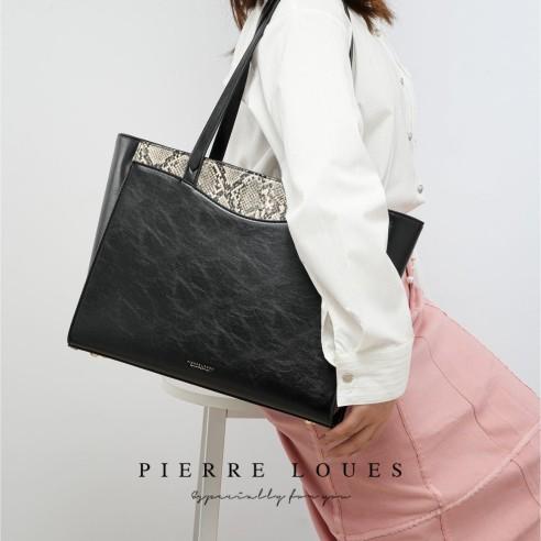 Γυναικεία Τσάντα Shopper Χειρός Pierre Loues PL615-40 μαύρο 2