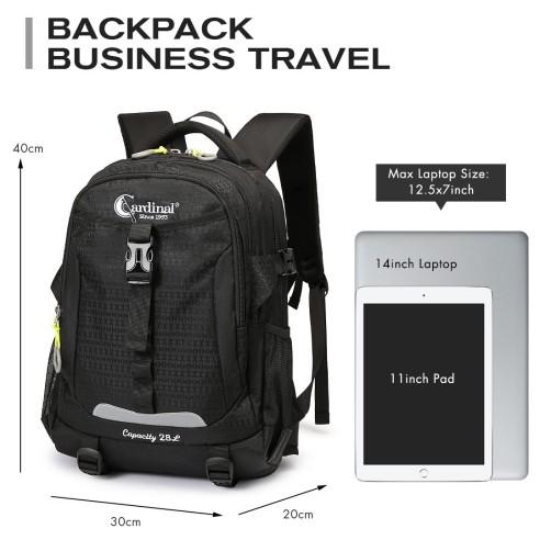 Σακίδιο Πλάτης 40Χ30Χ20 Καμπίνας Cardinal 28L 911 mini μαύρο 5