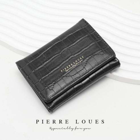 Μικρό Πορτοφόλι Γυναικείο Pierre Loues B13-48 μαύρο 2