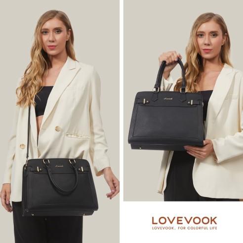 Γυναικεία τσάντα χιαστί/χειρός Lovevook 16'' WB2166 black 2