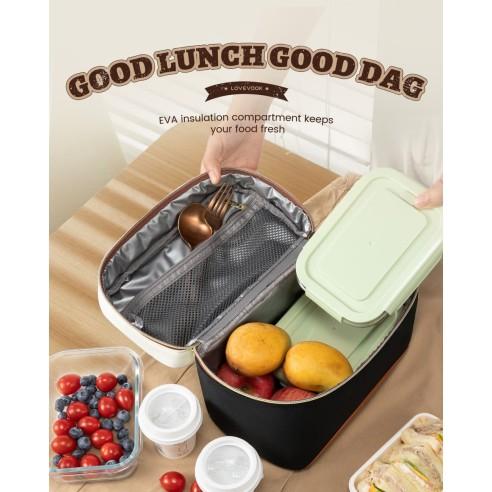 Lunch Bag Ισοθερμική τσάντα Lovevook UB3225 beige/black 5