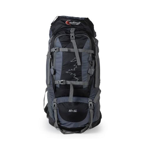 Σακίδιο πλάτης ορειβατικό Ταξιδιού Cardinal 630 80+5 L μαύρο 5