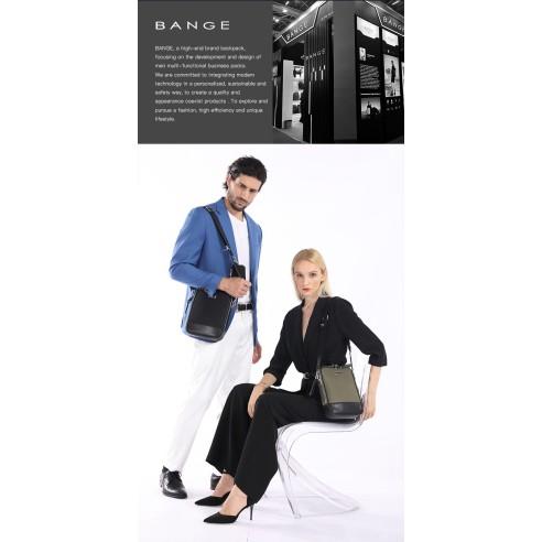 Τσαντάκι ώμου χιαστί Premium Collection Bange QD751 μαύρο 2