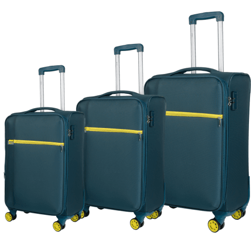 Βαλίτσες trolley (σετ 3 τεμαχίων) Oblivion Cardinal 5100 πετρόλ