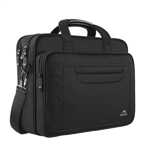 Υφασμάτινος Χαρτοφύλακας Matein 17'' laptop 21L 1172 μαύρο