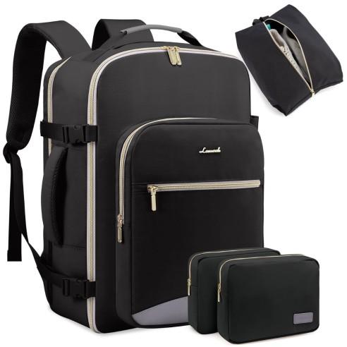 Σακίδιο ταξιδιού για γυναίκες 40L Carry on 17,3" WB2029 black/gray